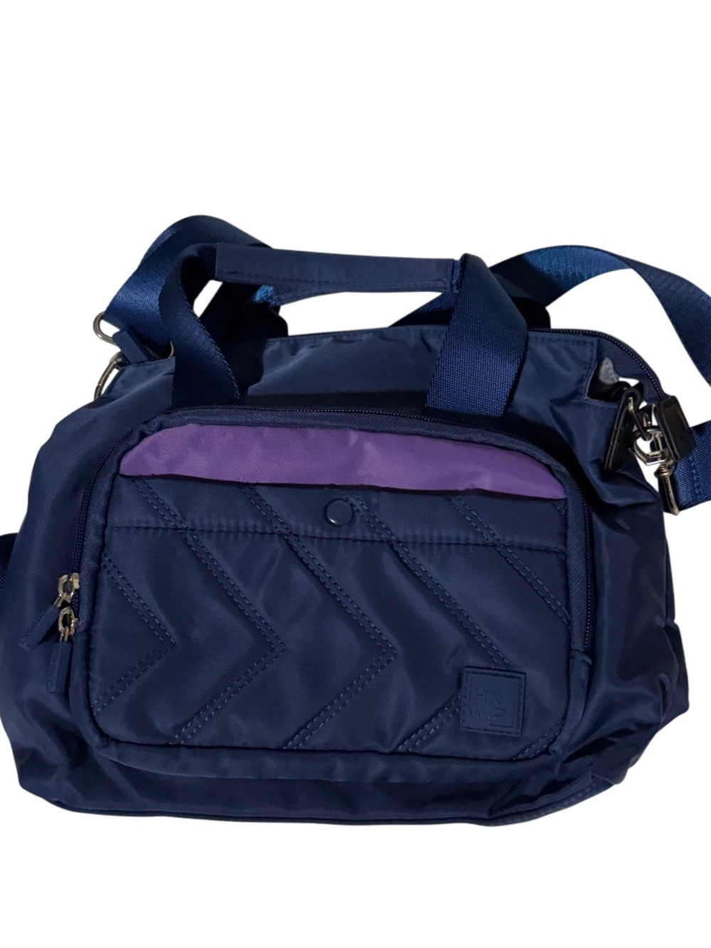 IHKWIP Mini Tote Encore Edition Bag in French Navy Blue/Periwinkle
